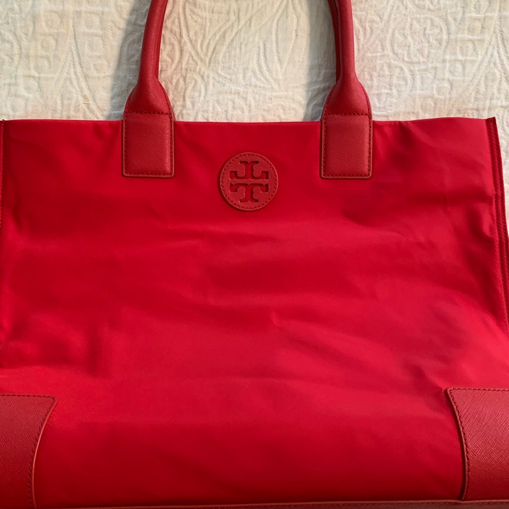 Tory Burch Red Ella Tote